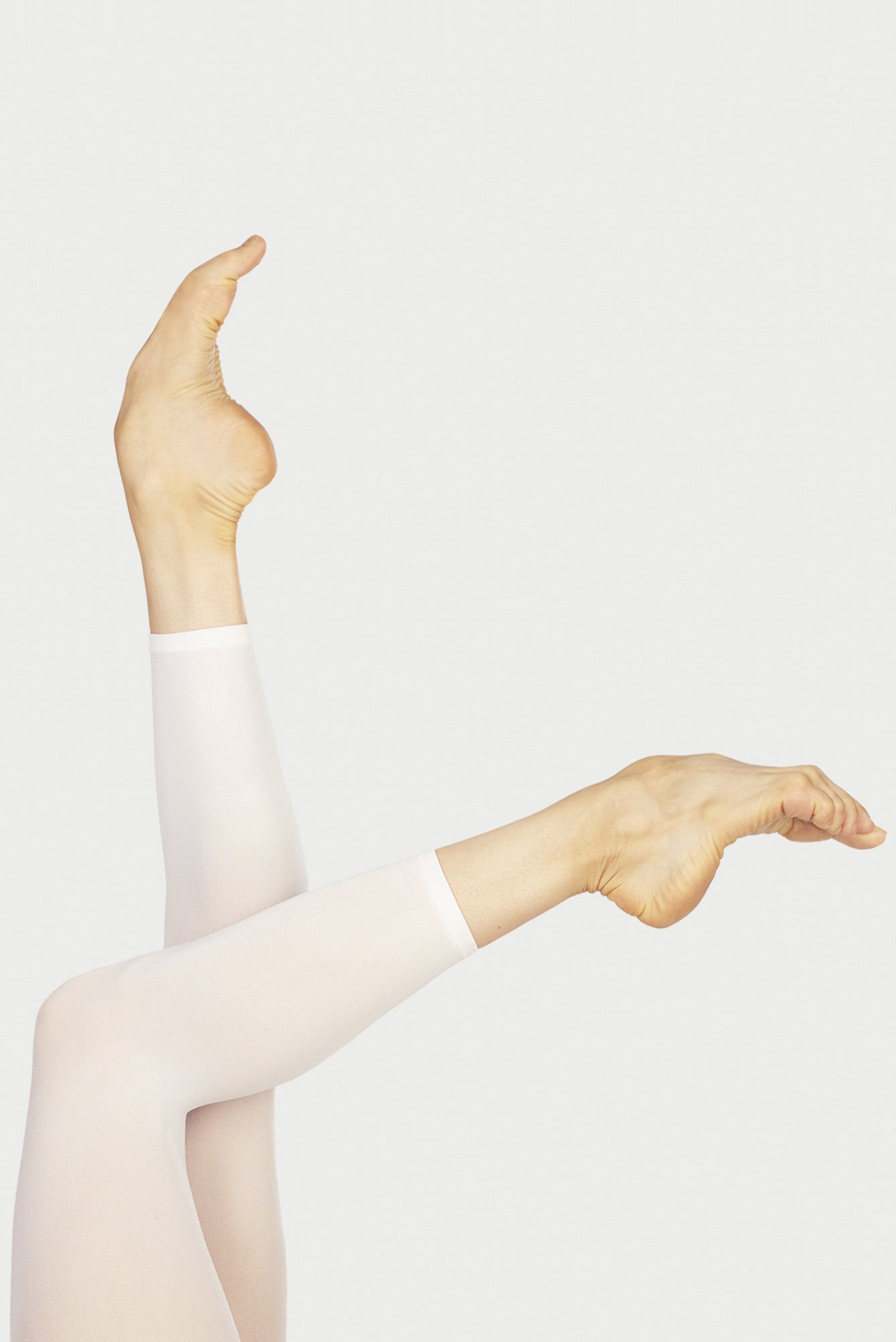 CLASSIQUE WHITE FOOTLESS TIGHTS - LADIES - DIV60