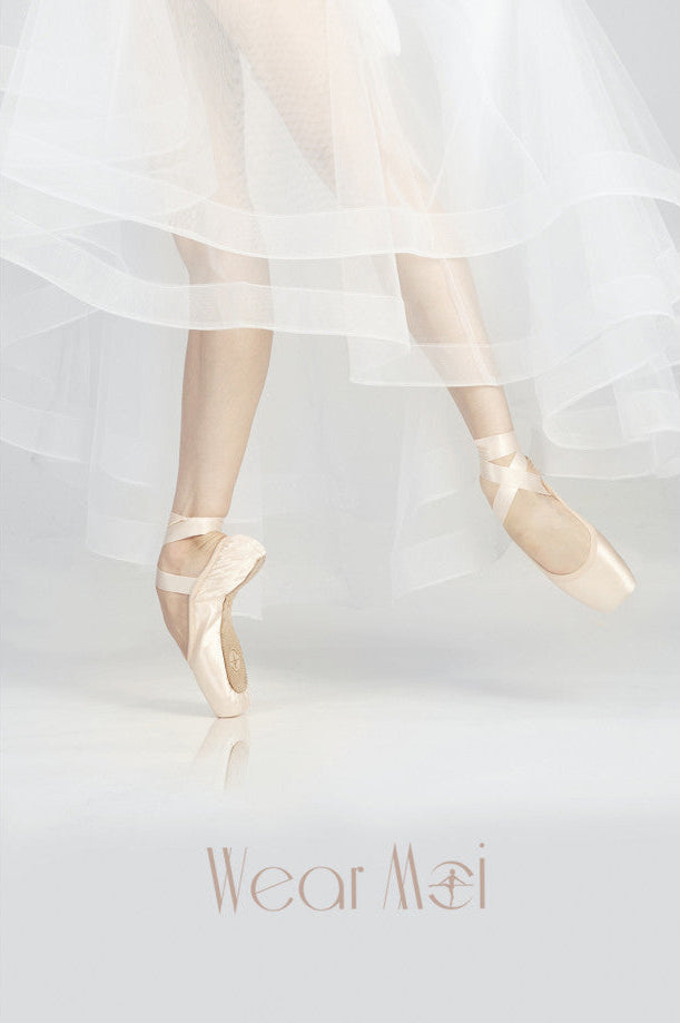 ウエアモア　OMEGA SATIN POINTE SHOES 4 ベージュ OMEGA SOFT